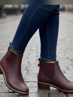 kate spade Maroon Chelsea Ankle Boots